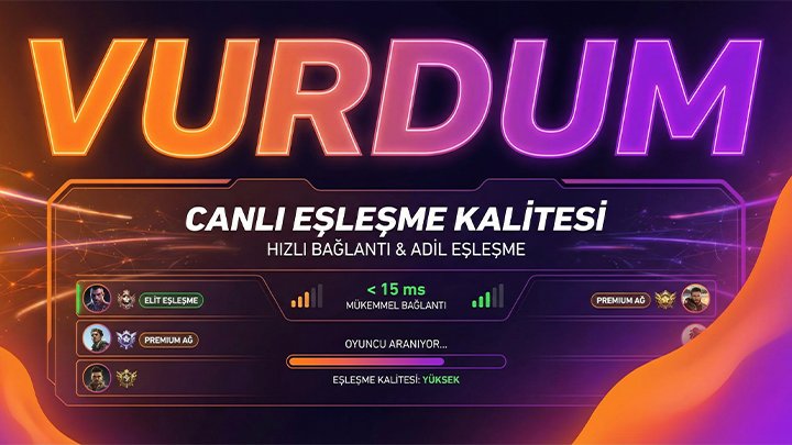 Canlı multiplayer oyun ve eşleşme kalitesi