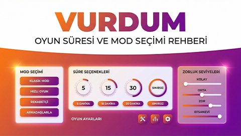 Oyun süresi ve mod seçimi rehberi